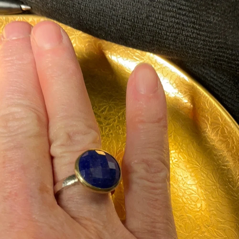 COPY - Gurhan lapis cocktail ring - Picture 5 of 9
